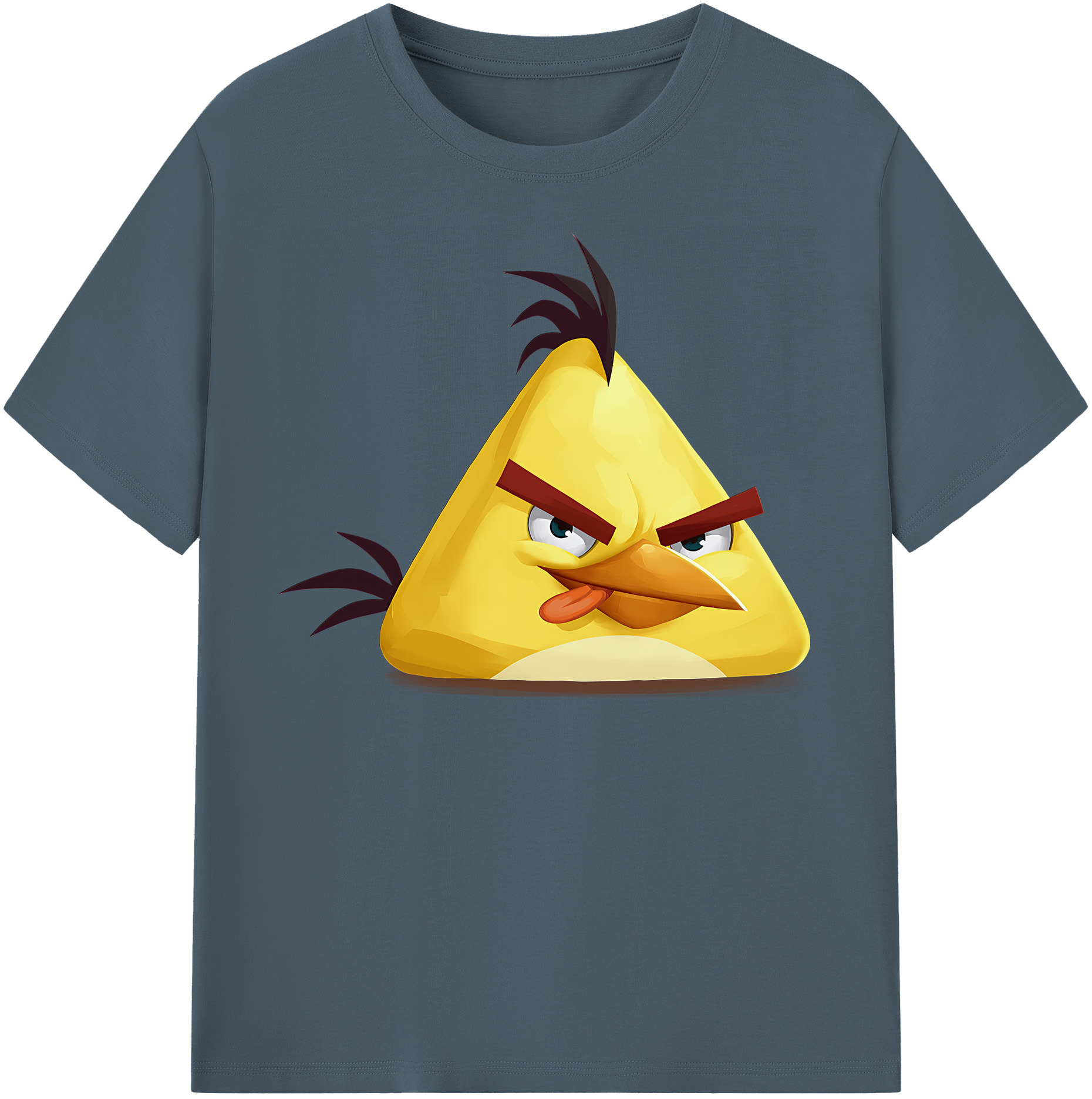 （画像用） Angry Birds アングリーバード 綿100％半袖Tシャツ（フロントプリント）